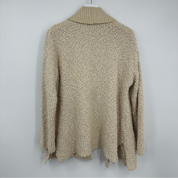 Vintage Style Cream Sweater Cardigan Size Large Boho Fall Cozy Soft Baggy - Picture 8 of 8